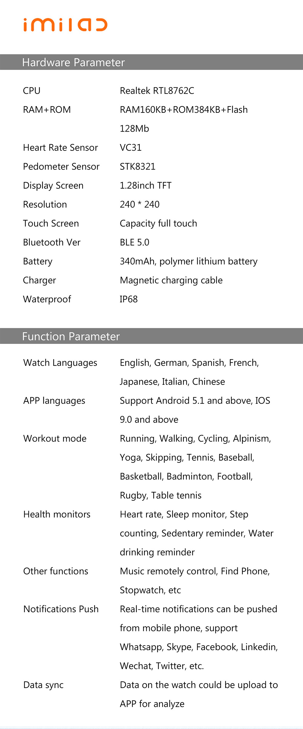 Mi Imilab Smart Watch KW66_15