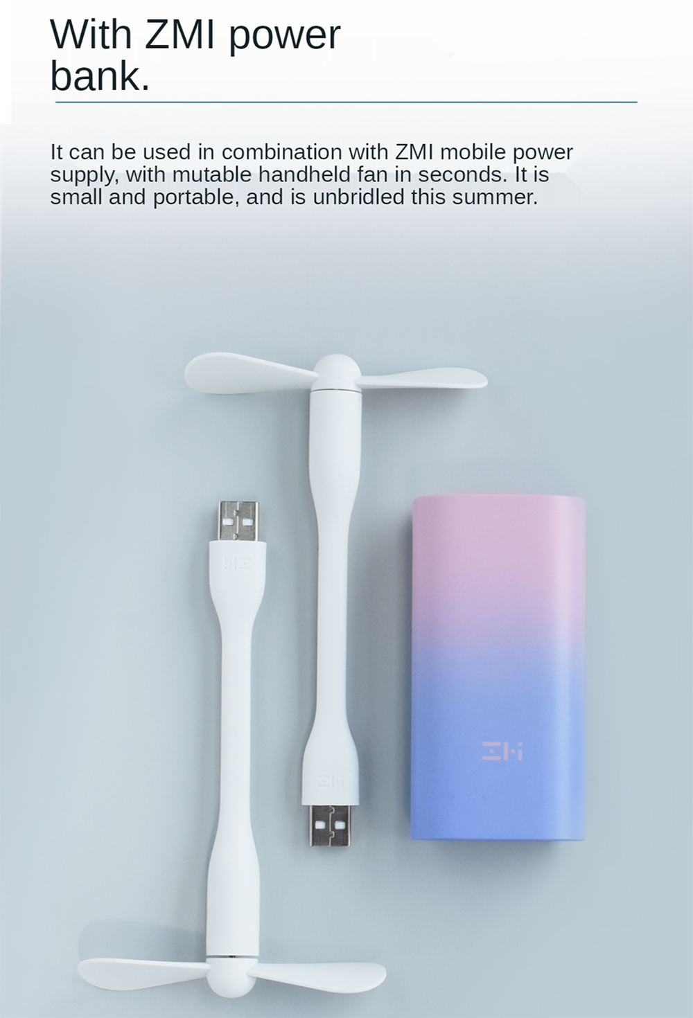 With ZMI Power bank