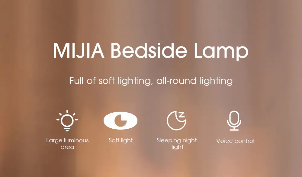 H1cfbc016461e40abb79801e2f1c1ff5ba Xiaomi Mijia Bedside Lamp 2 wholesale