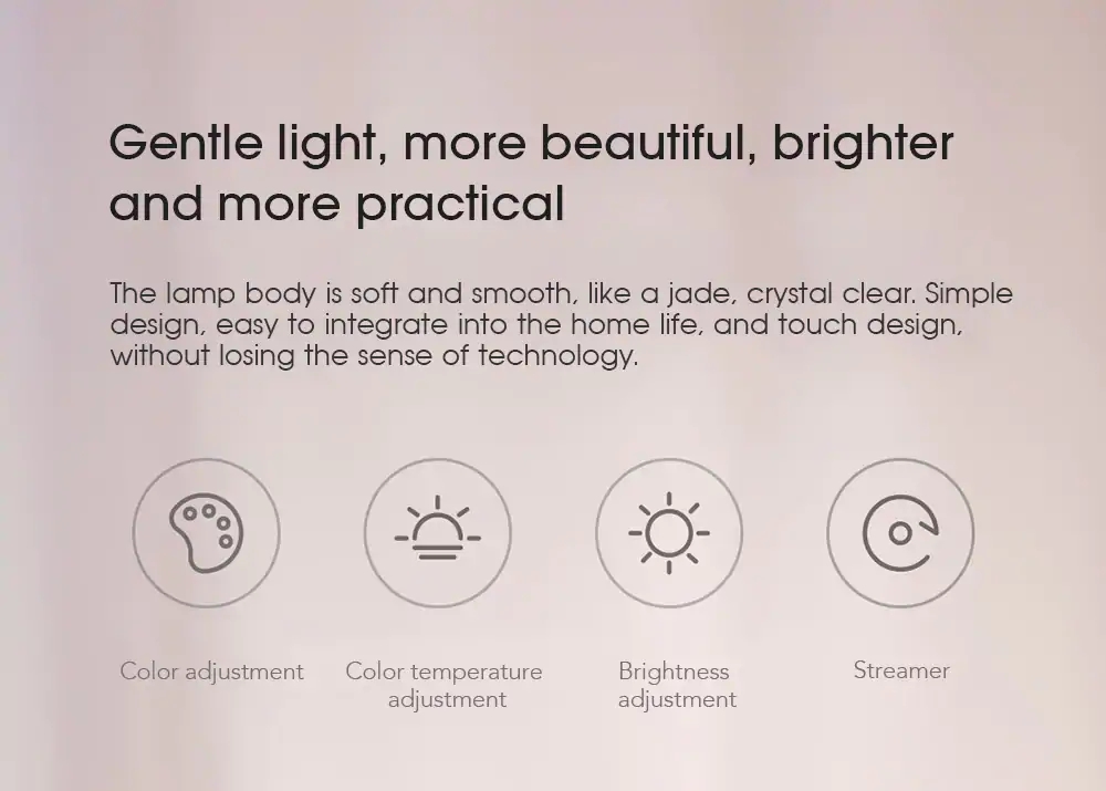 H1ee698c9d9024a47a54e7fa7de5d2d80i Xiaomi Mijia Bedside Lamp 2 wholesale