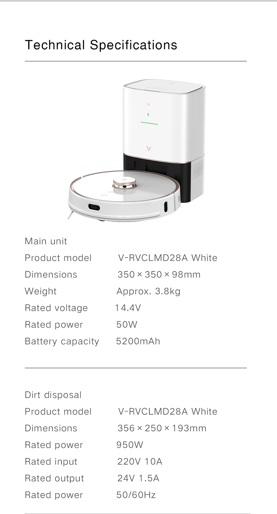 VIOMI Robot Vacuum Cleaner S9 Global Version Wholesale