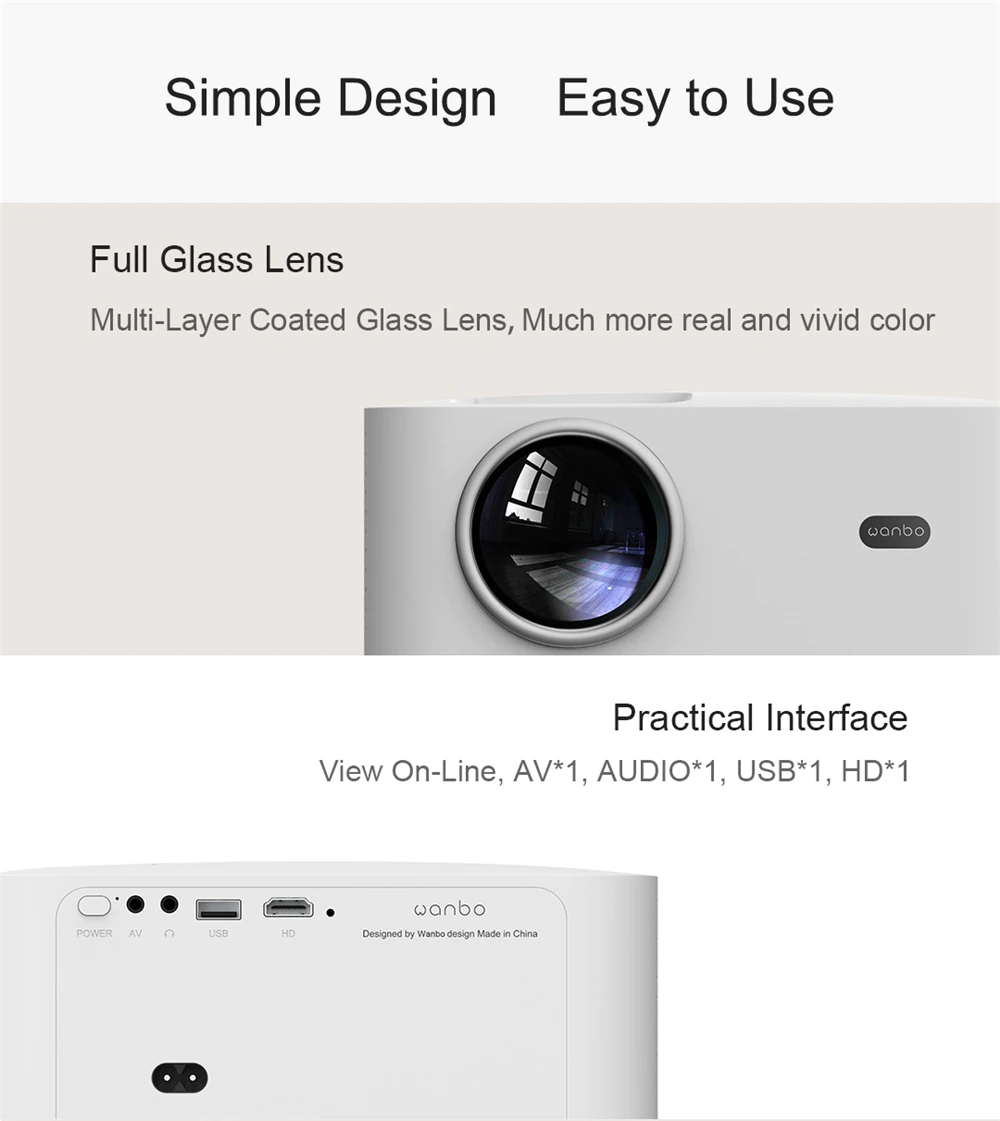 Xiaomi Wanbo Projector X1 wholesale