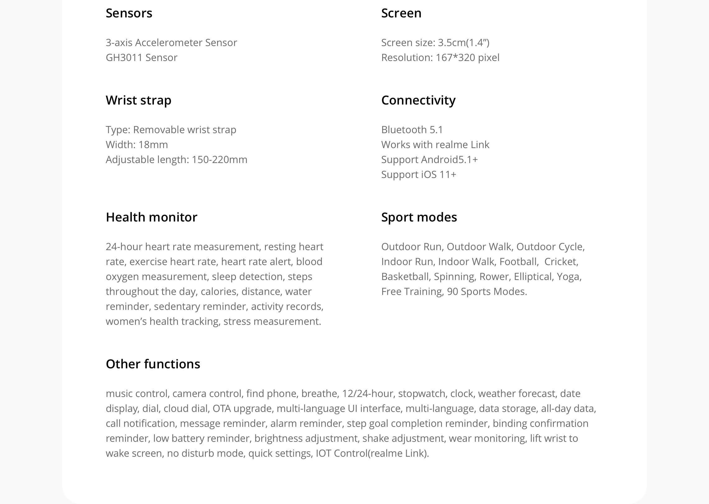 Realme Band 2 Global Version Wholesale