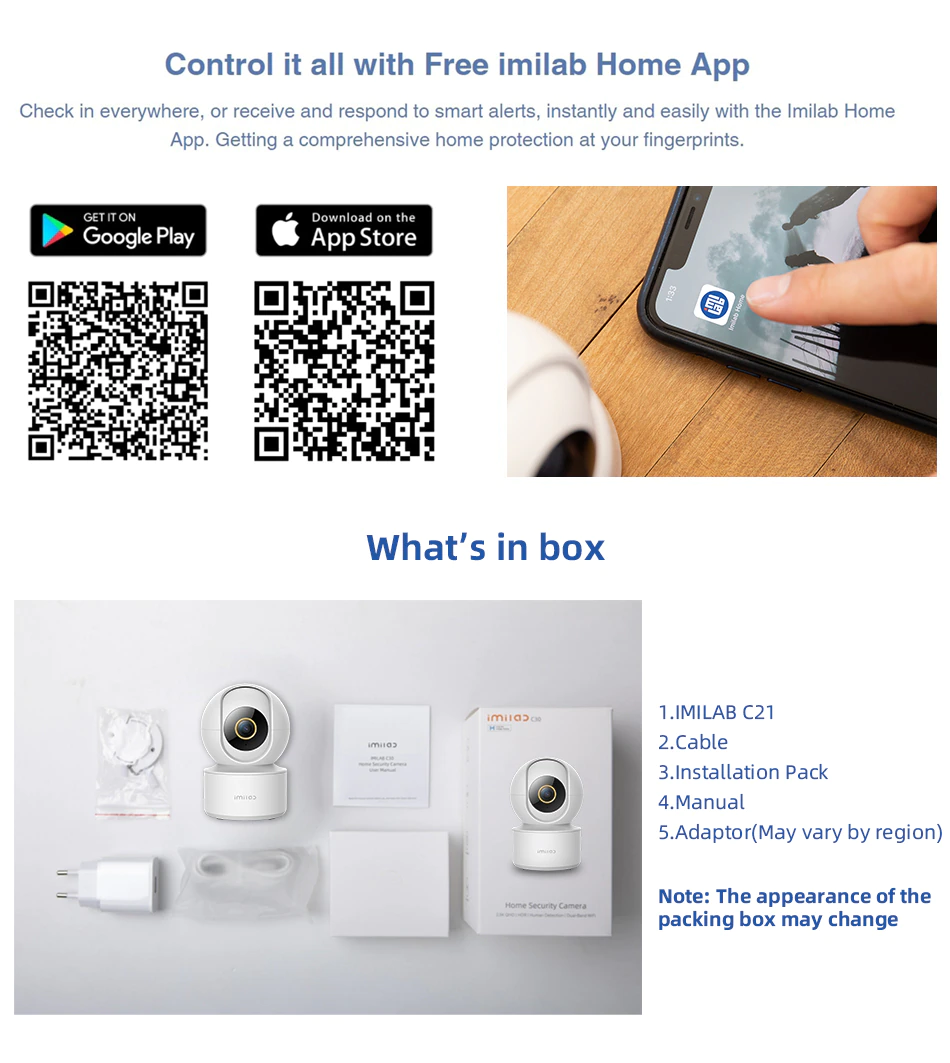 IMILAB C21 Home Security Camera 4MP
