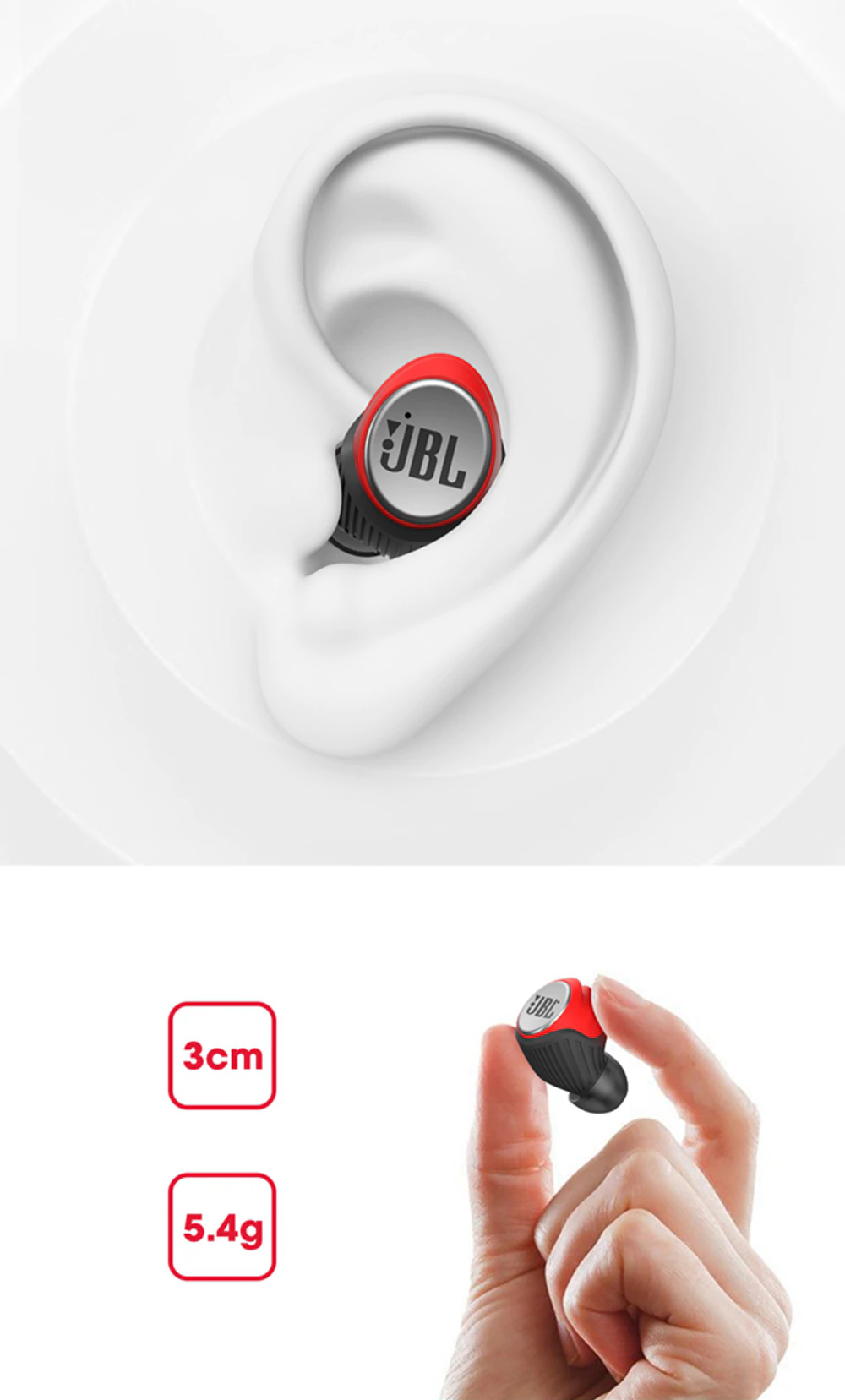 JBL X600 TWS True Wireless Bluetooth Earphones