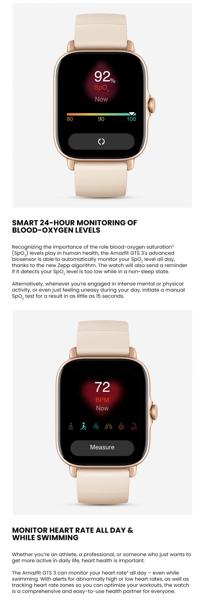 Amazfit GTS 3 Smartwatch