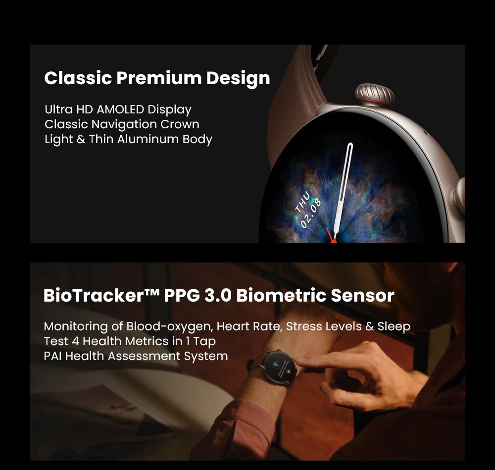 Amazfit GTR 3 Pro Smartwatch