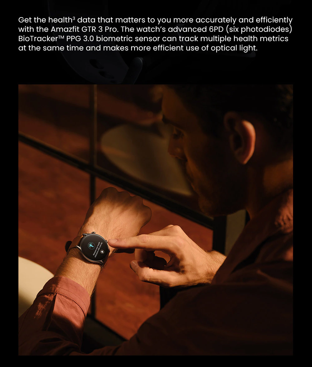 Amazfit GTR 3 Pro Smartwatch