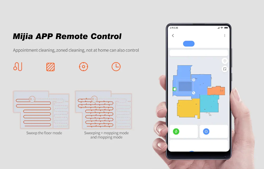 Mijia App Sweeping Robots