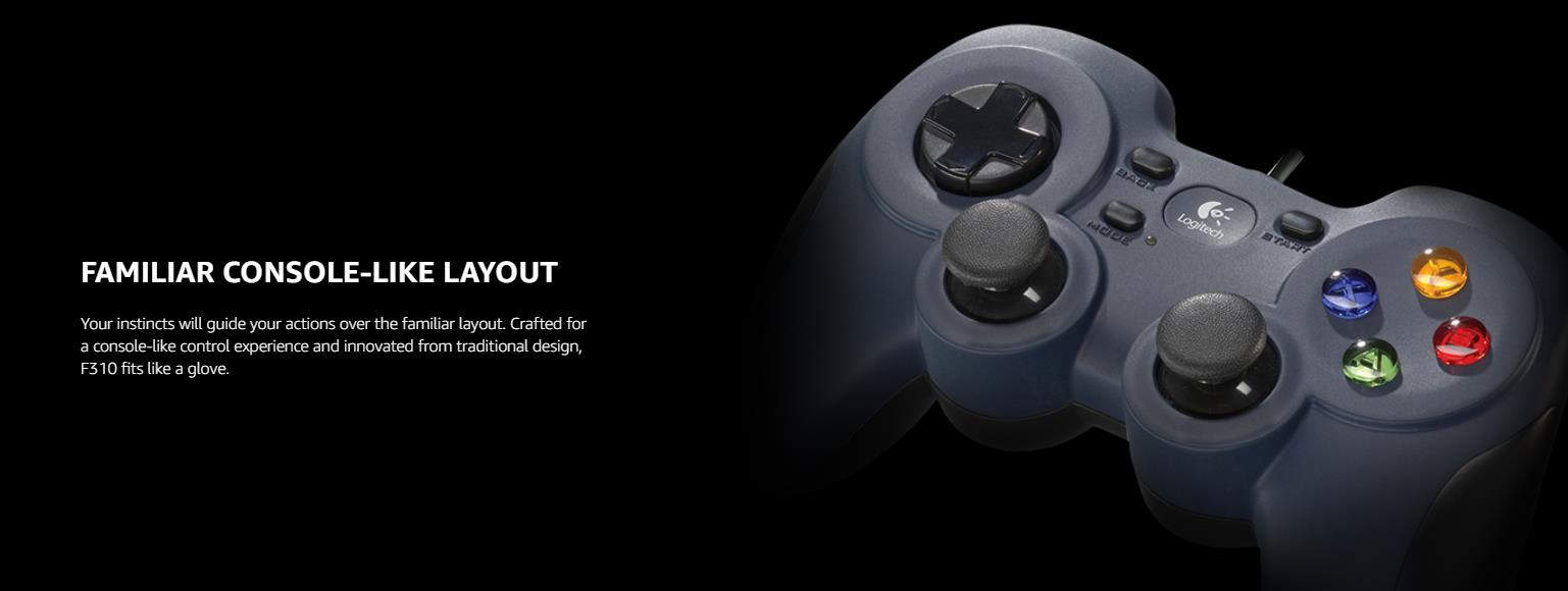 5.Logitech-F310-Gamepad