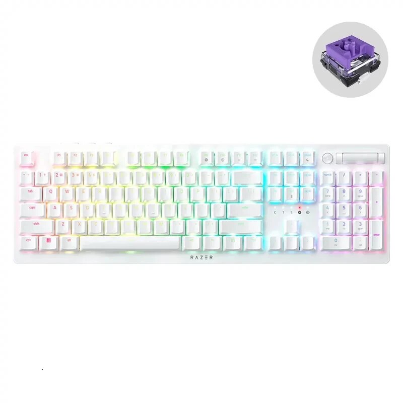 Razer DeathStalker V2 Pro Tenkeyless - Linear Optical Switch - US - White Keyboards
