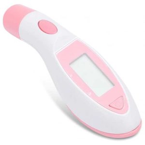 Digital Infrared Body Forehead Ear Thermometer - Pink