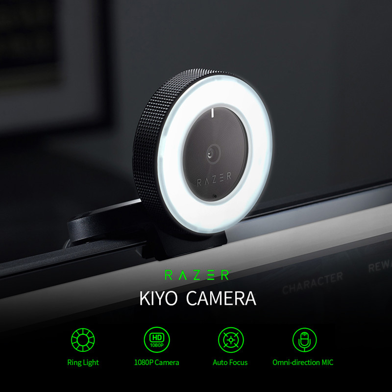Razer Kiyo Live Stream Video Webcam 1080P